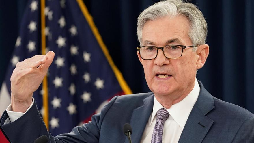 El presidente de la Reserva Federal (Fed), Jerome Powell.