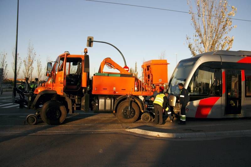 Fotogalería: Accidente del tranvía de Zaragoza