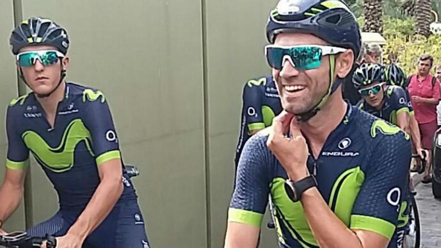 Valverde rueda en el Tour de Abu Dhabi