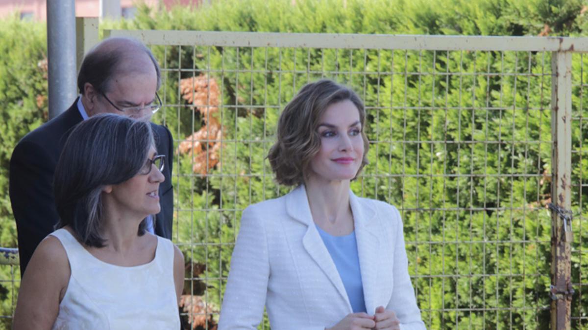 El look de Letizia Ortiz en Pamplona