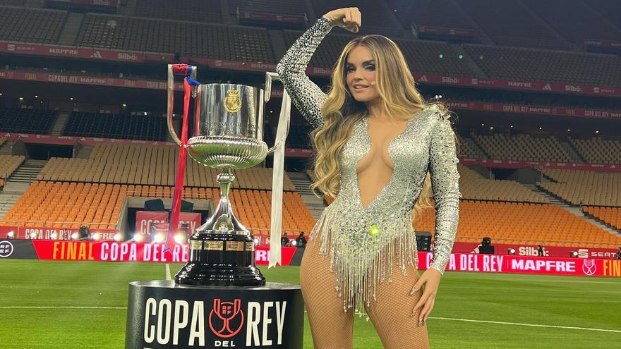 TVE rinde cuentas por lo que hizo Melody durante la final de la Copa del rey: &quot;Pues no será porque no lo haya intentado&quot;