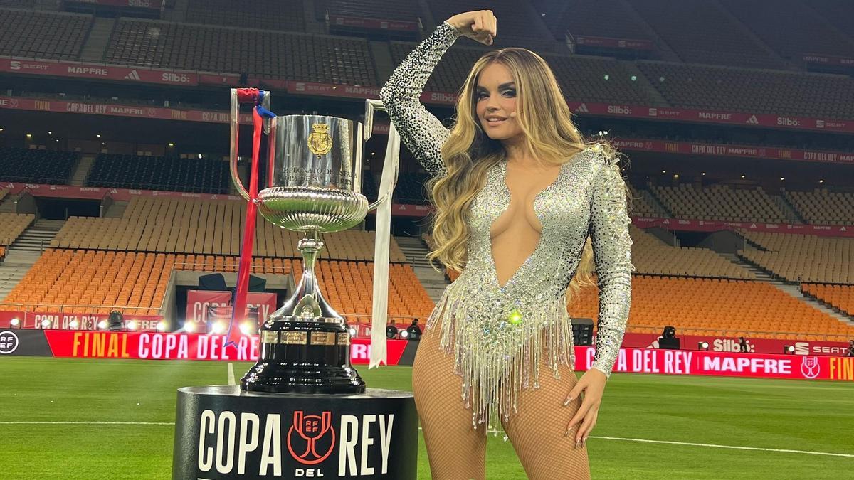 TVE rinde cuentas por lo que hizo Melody durante la final de la Copa del rey: "Pues no será porque no lo haya intentado"