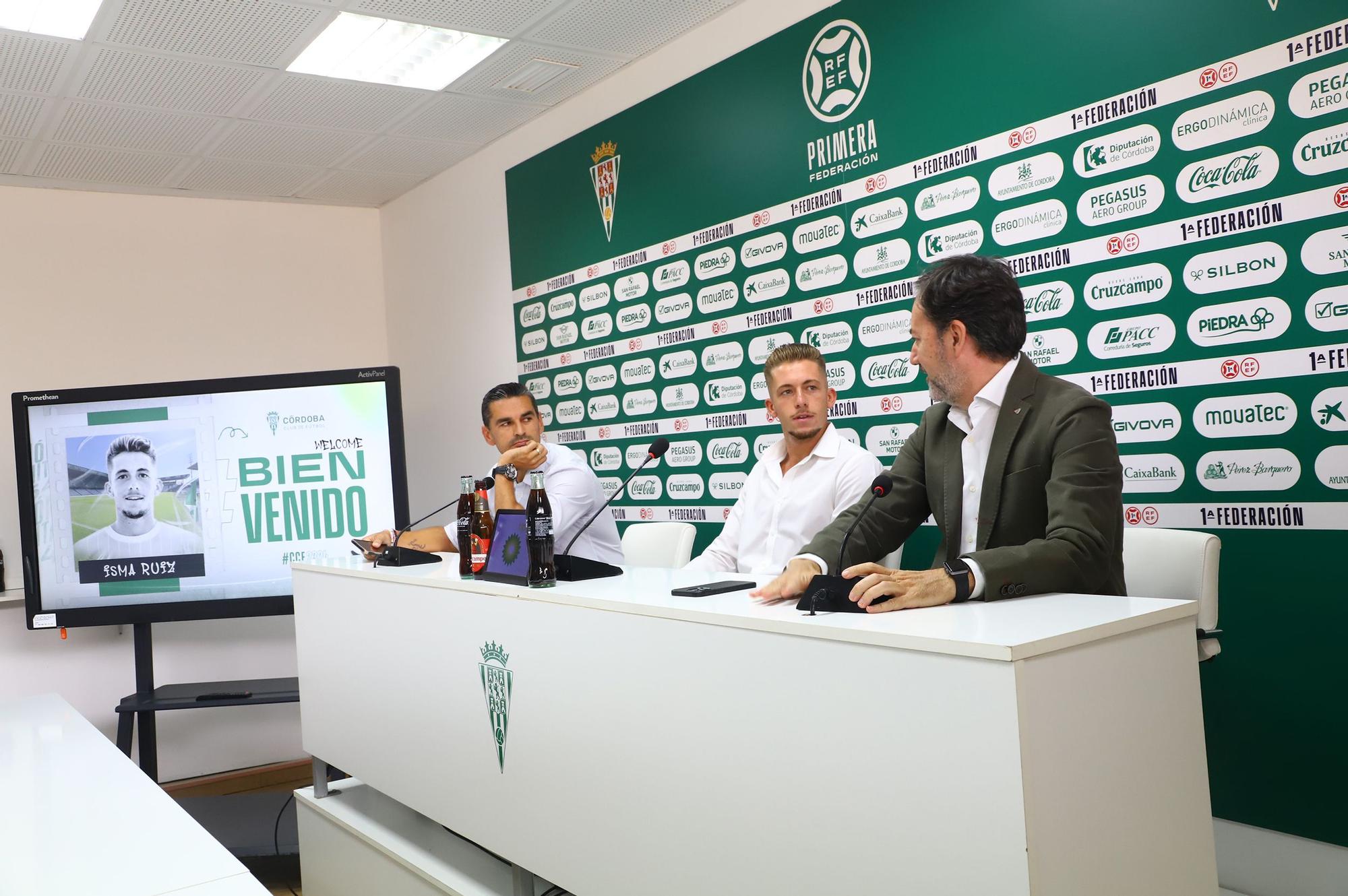 Isma Ruiz presentado como nuevo jugador del Córdoba CF