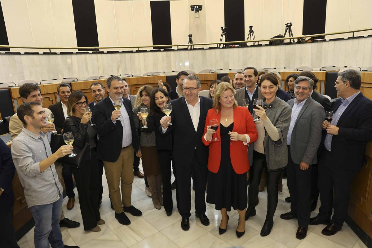 Brindis navideño de la Diputación de Alicante