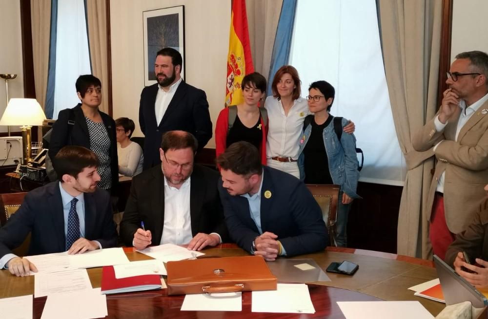 Els presos electes arriben al Congrés i al Senat p