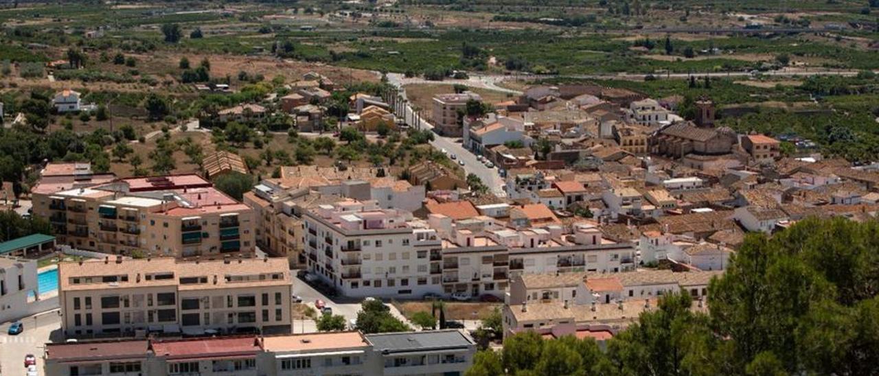 Imagen con algunas calles de Petrés.