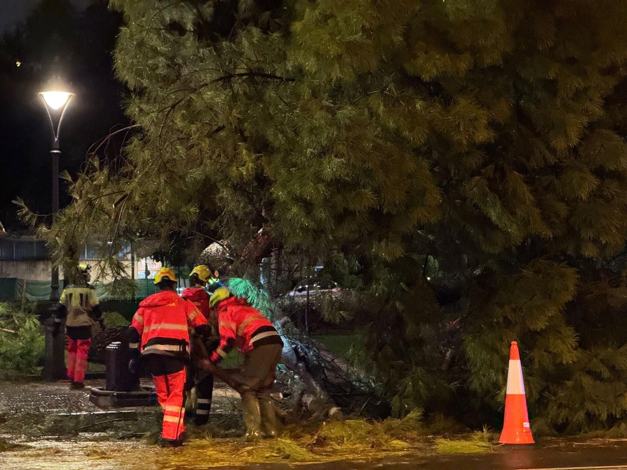 La borrasca Claudia siembra el caos en Córdoba