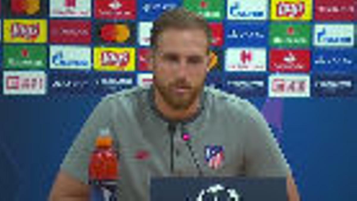 Oblak: "Nos extraña que nos den como favoritos"