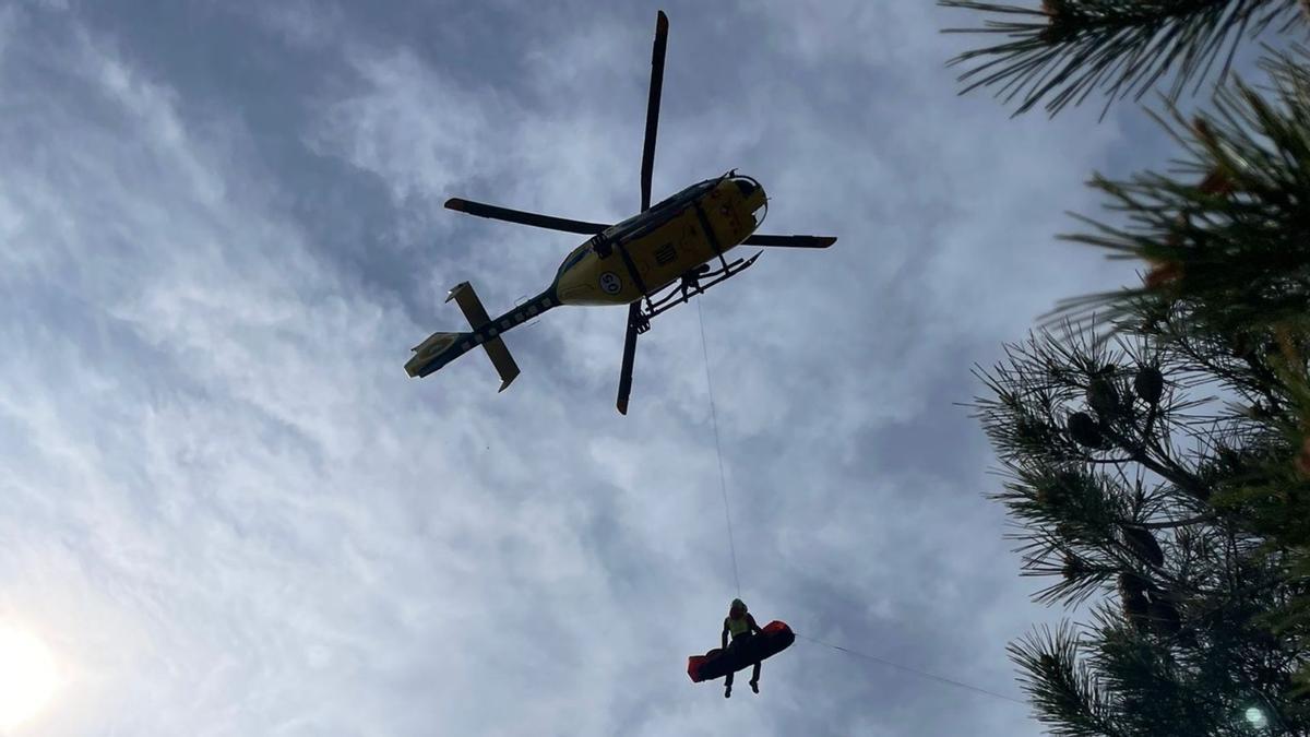 Una excursionista resulta ferida després de caure d'uns 2,5 metres en una cala de Tossa de Mar