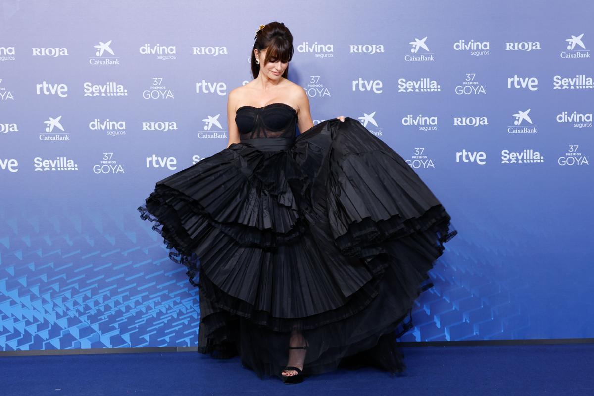 Penélope Cruz, radiante en los Premios Goya 2023