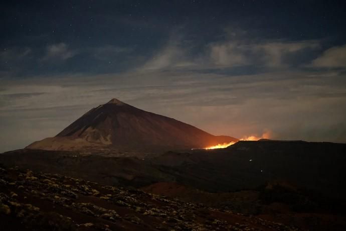 Incendio en el Teide