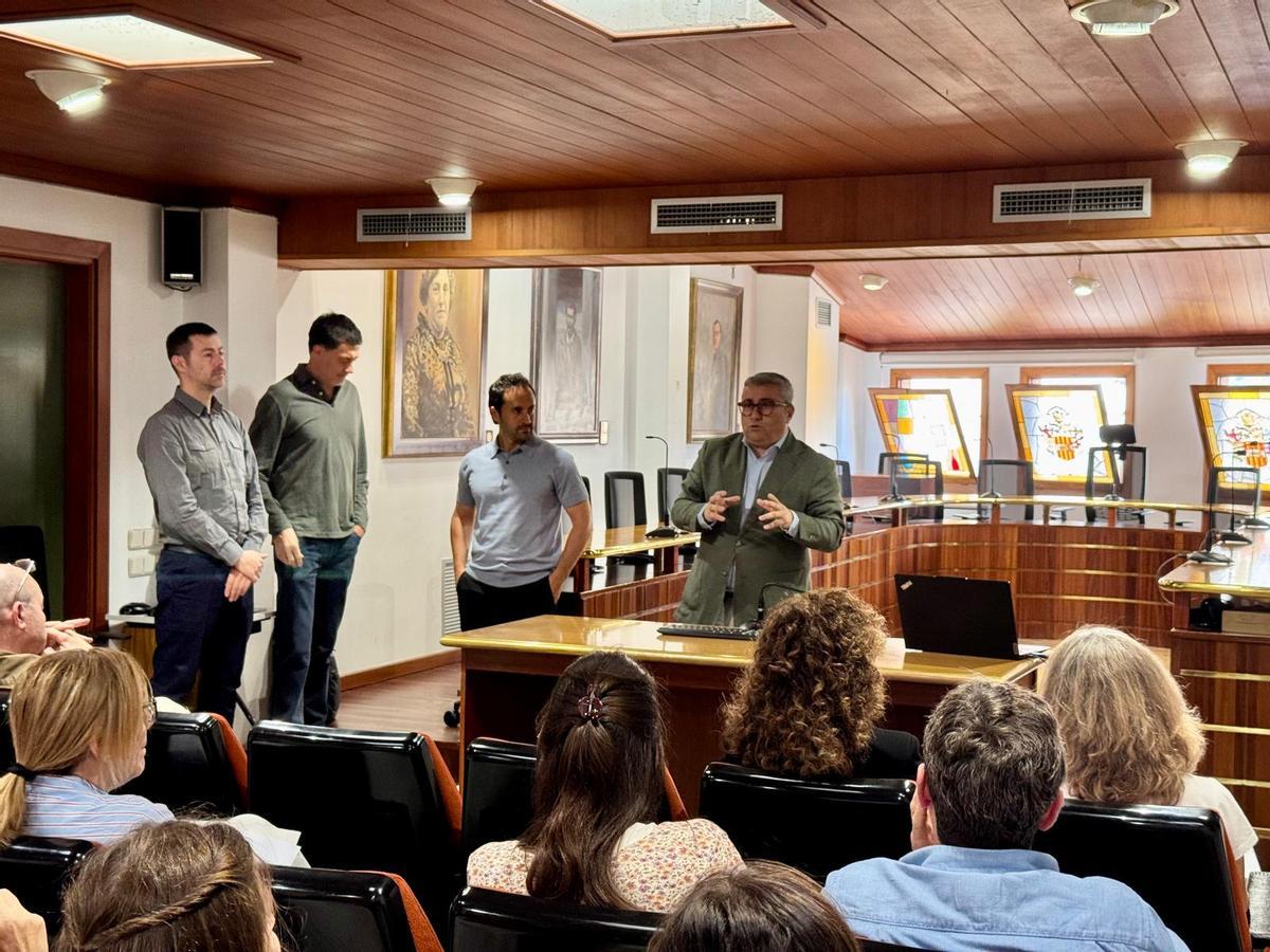 El alcalde Virgilio Moreno, durante la presentación del nuevo sistema.