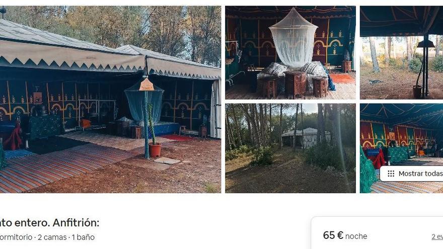 Glamping en Haima marroquí