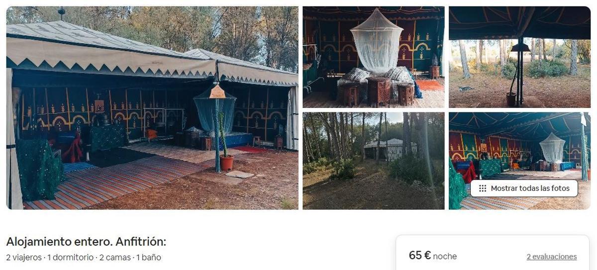 Glamping en Haima marroquí