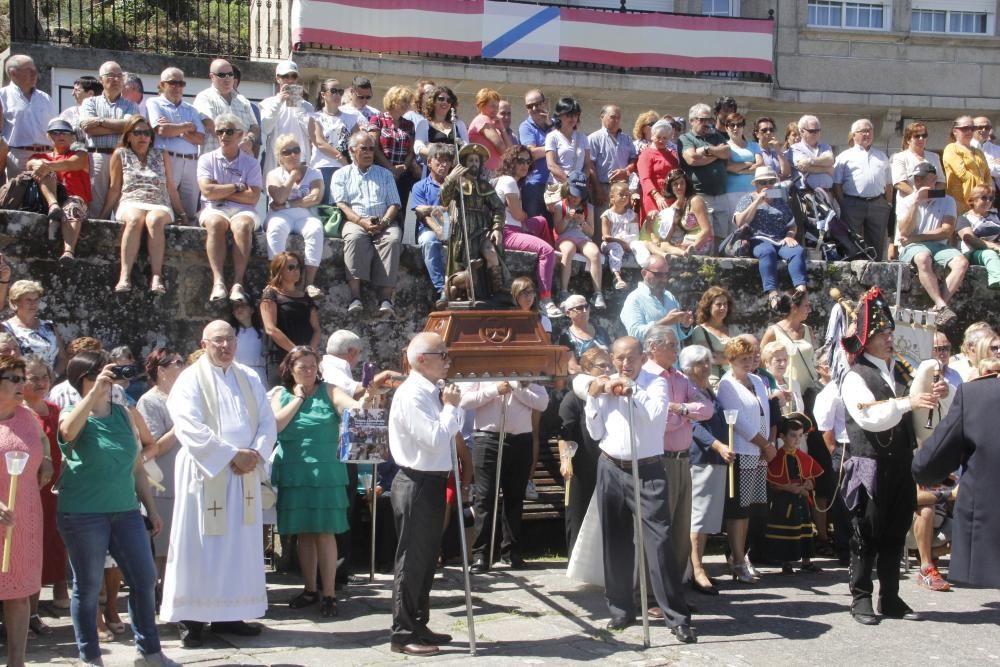 O Hío baila para rendir culto a San Roque