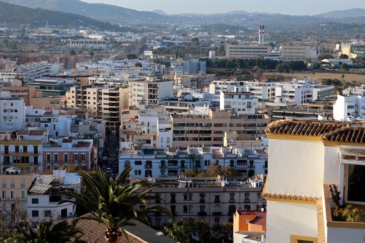 Una vista de Ibiza