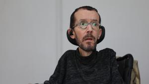 El portavoz del grupo parlamentario de Unidas Podemos, Pablo Echenique.