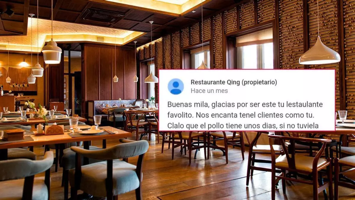 El zasca de un restaurante chino a un cliente que se quejaba del pollo: "Clalo que el pollo tiene unos dias, si no tuviela unos dias selia un huevo"