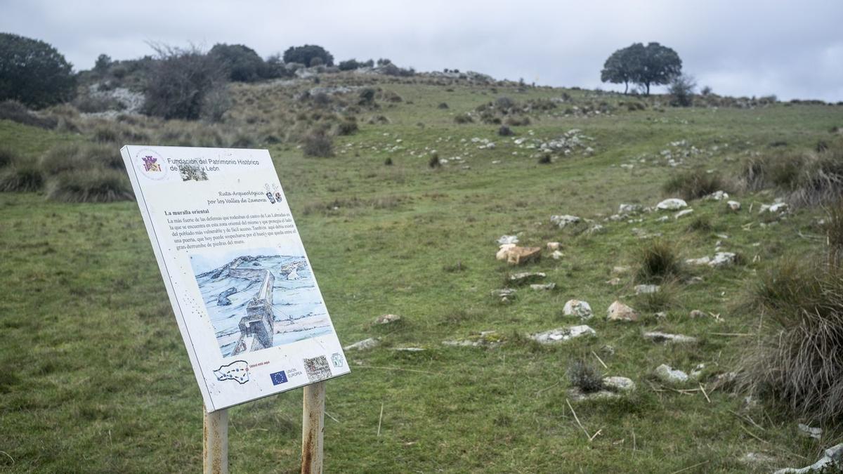 Localización del castro astur de las labradas.