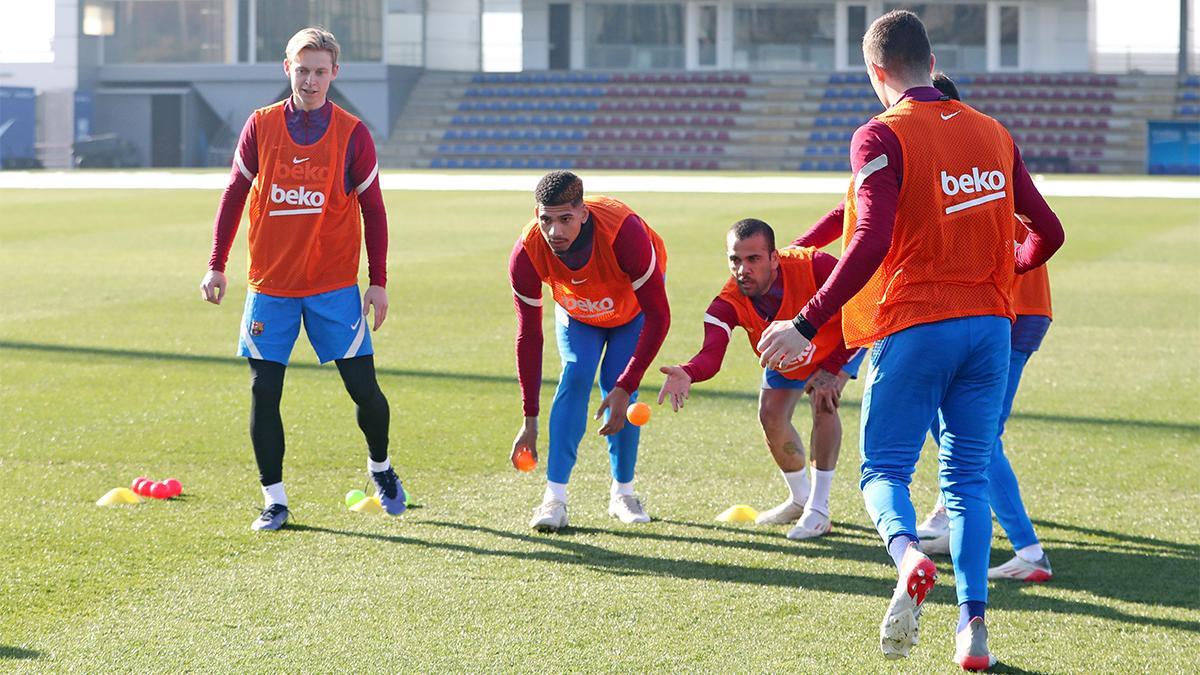 El Barça ya prepara el partido contra el Sevilla