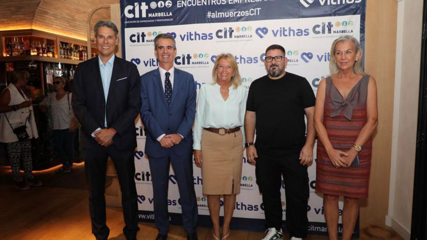 El chef marbellí Dani García, en un evento del CIT en 2023. | L.O.