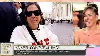 Anabel Pantoja cumple su sueño de conocer al Papa Francisco: "Parecía un concierto de Karol G"