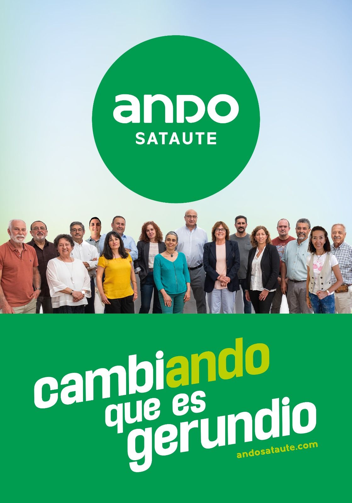 Carteles electorales de los políticos canarios en campaña