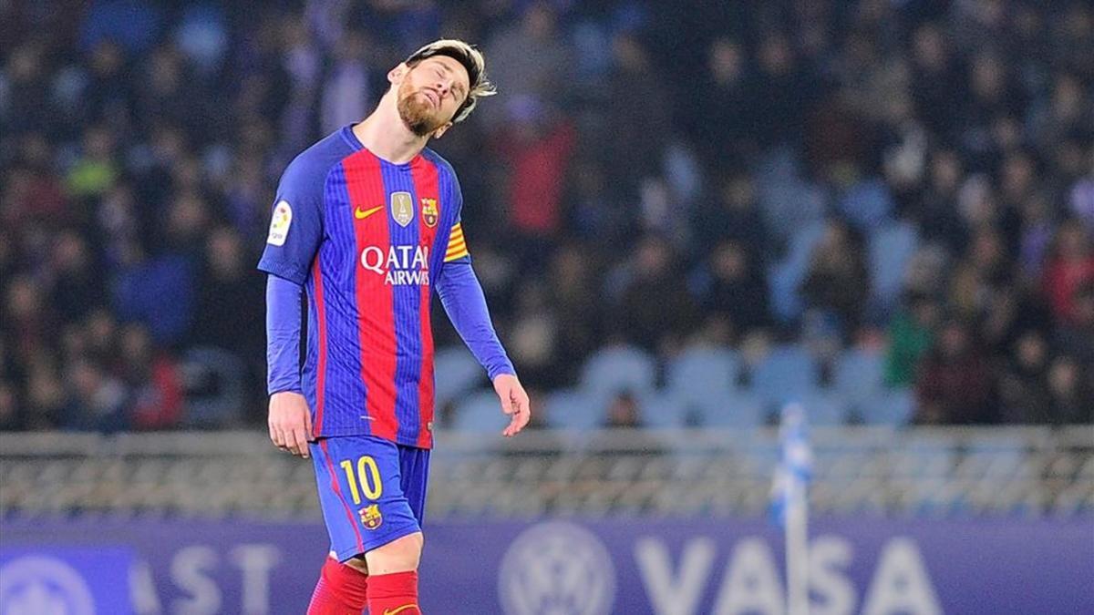 Messi salvó al Barça en el último duelo en Anoeta