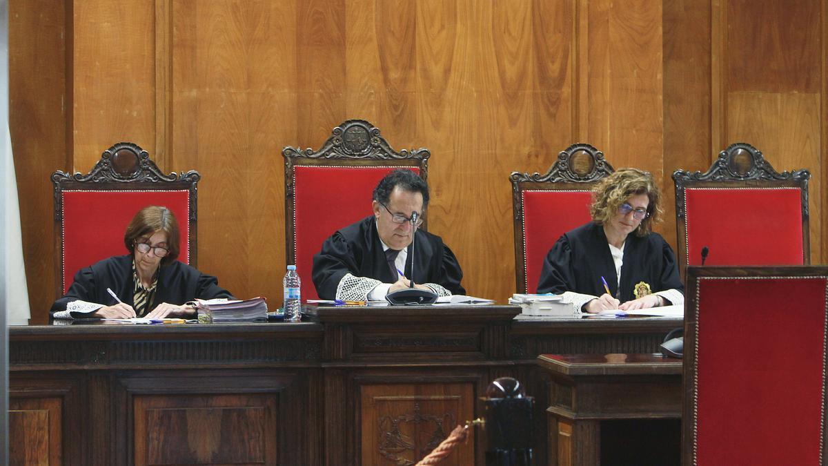 Magistrados de la Audiencia Provincial de Ourense.