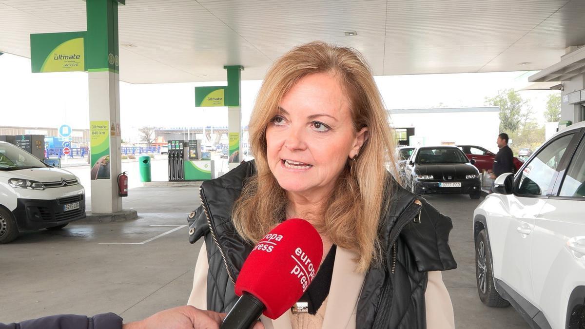Pilar Soto, presidenta de la Asociación de Estaciones de Servicio de Aragón.