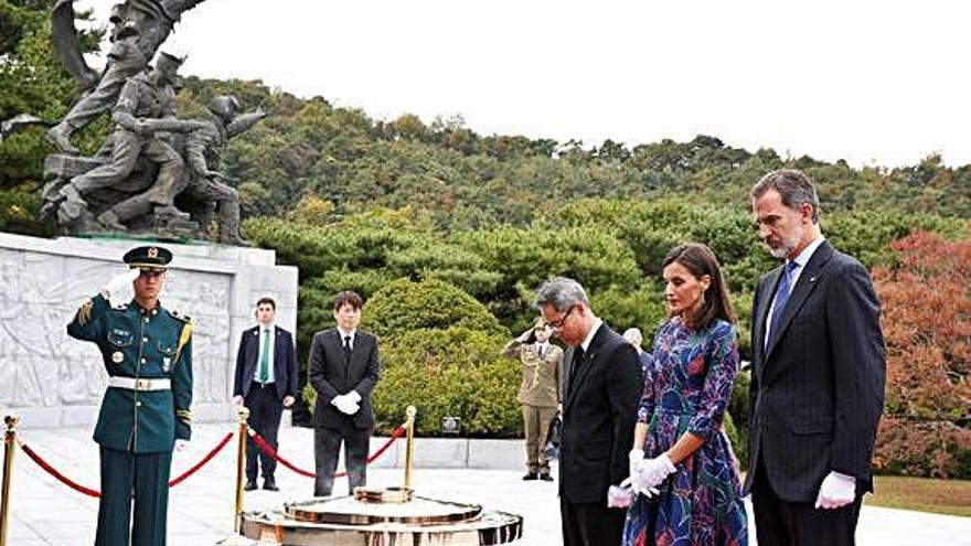 Los Reyes, en diferentes momentos de primera jornada en Corea del Sur.