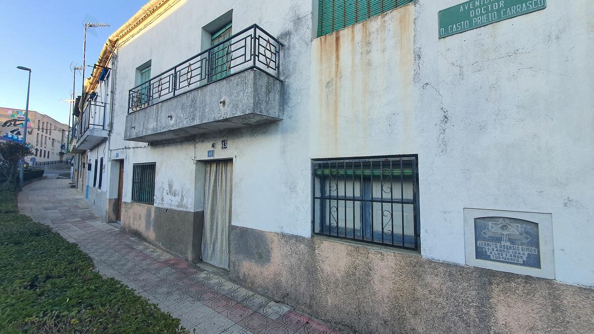 Esquina de la casa donde falleció el pequeño Juanito.