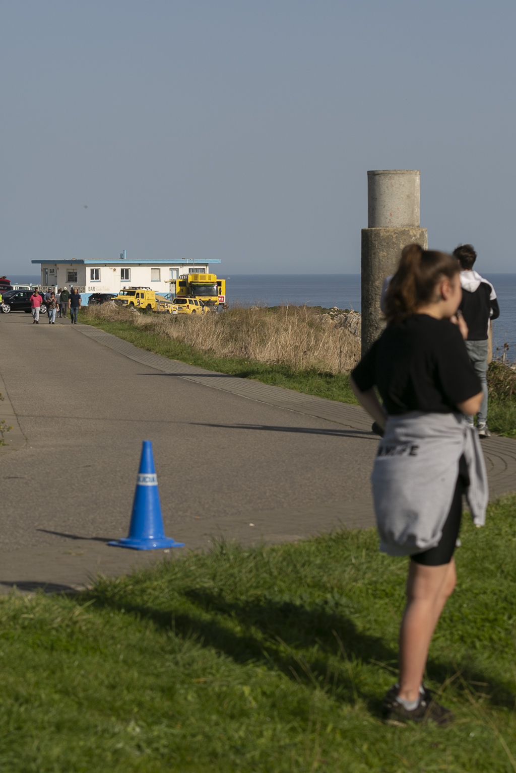 EN IMÁGENES: Operativo de búsqueda de una joven gijonesa en el entorno del cabo Peñas