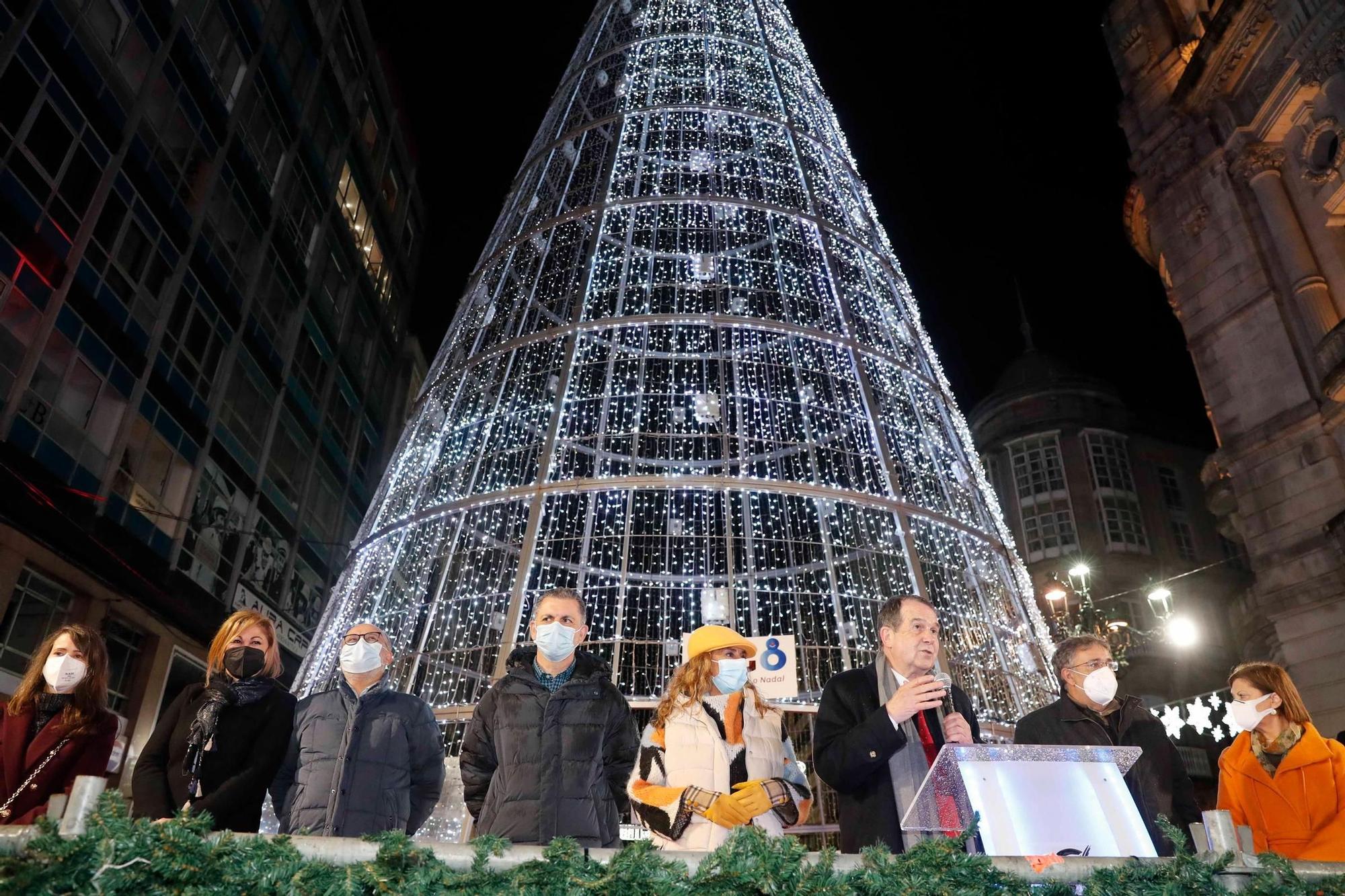 Así se apagaron las luces de Vigo tras una Navidad para la historia