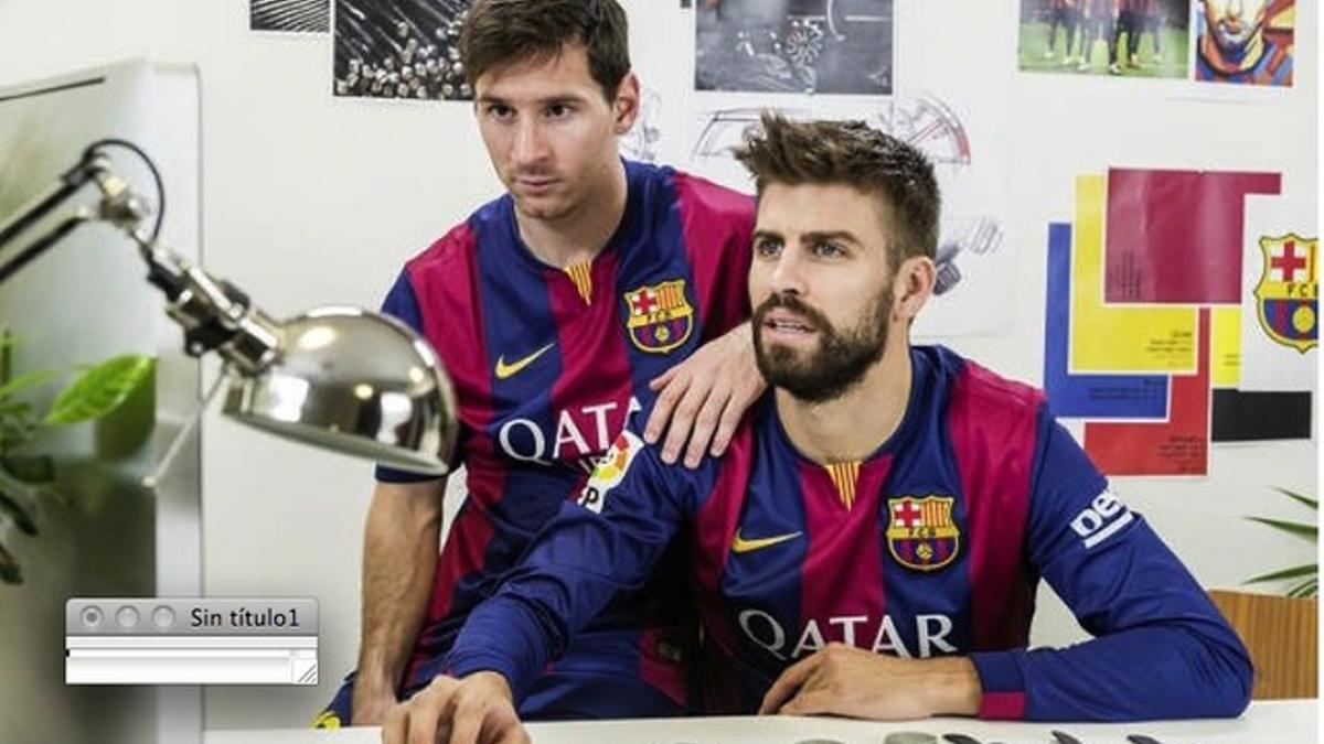 Messi y Piqué diseñan sus relojes de Maurice Lacroix.