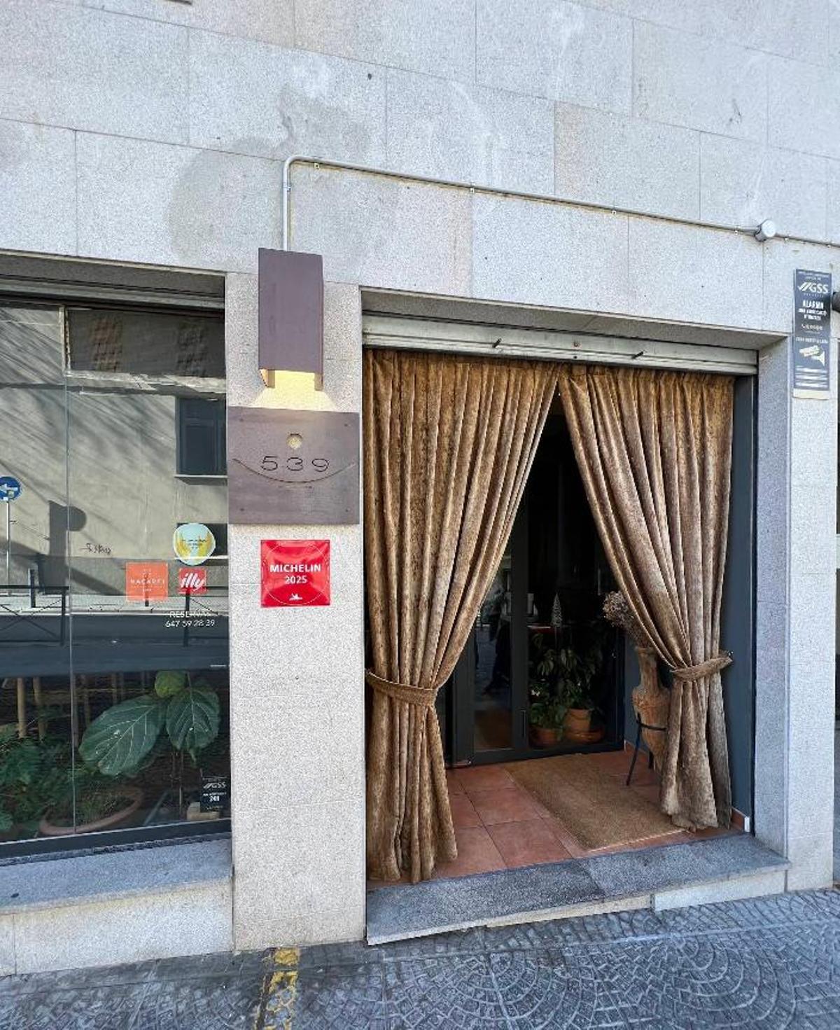 La façana del restaurant '539, Plats Forts', a Puigcerdà