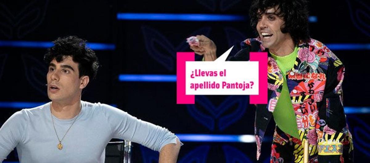 Los Javis en el plató de 'Mask Singer'