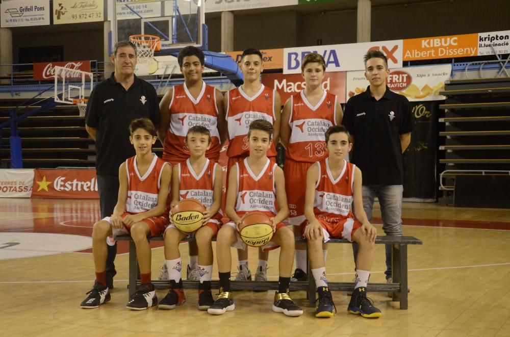 Tots els equips del planter del Bàsquet Manresa