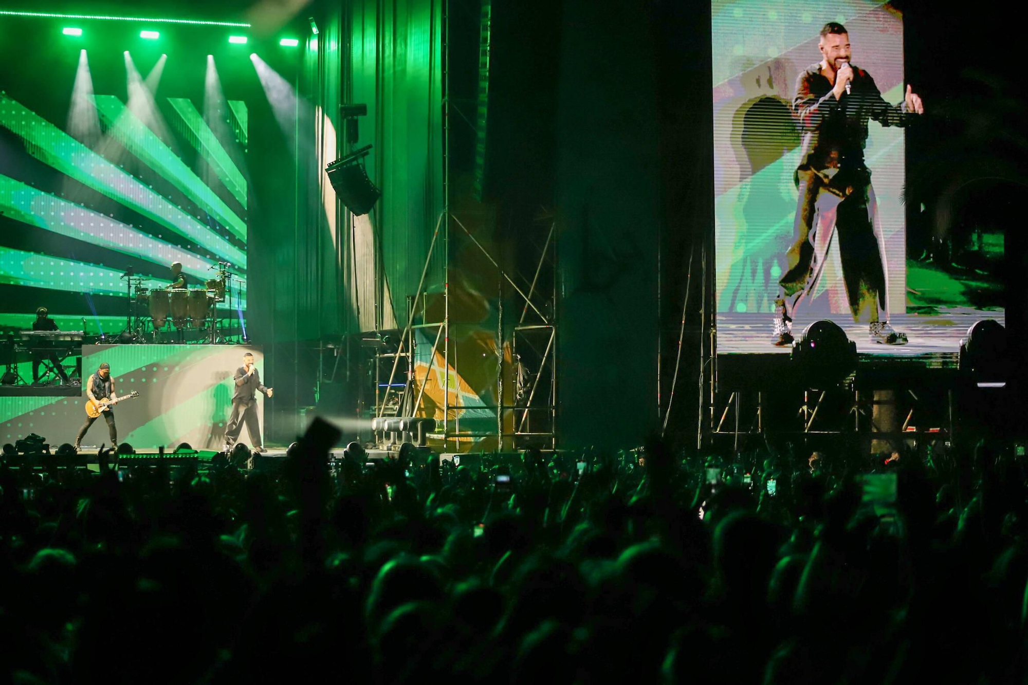 Así ha sido el concierto de Ricky Martin en Badajoz