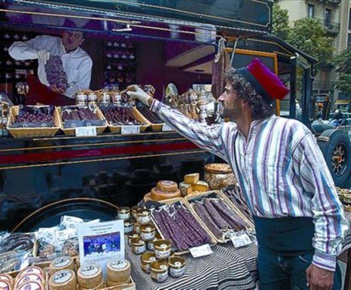 Parada de la Fira Modernista de l’Eixample, en una edició passada. Parada de la Fira Modernista de l’Eixample, en una edició passada.