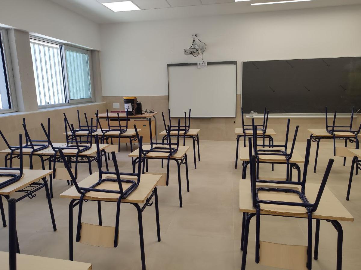 Los 450 alumnos del colegio Vicent Marçà vuelven a sus aulas este martes