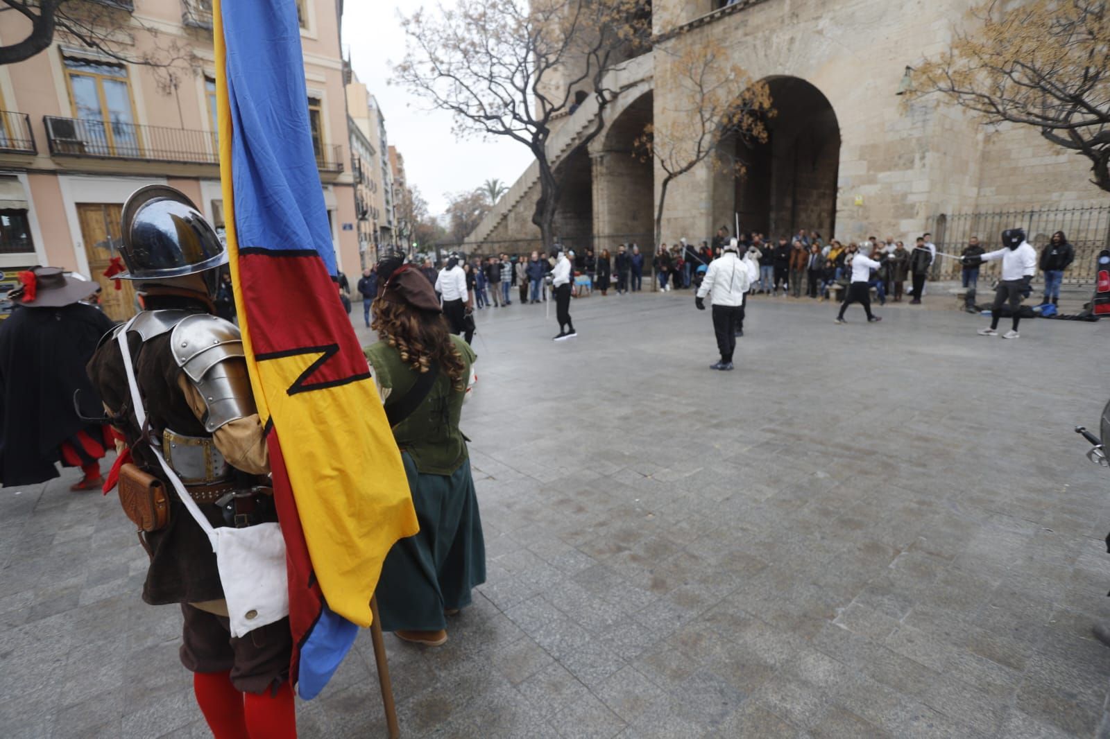 Exhibición de esgrima en València