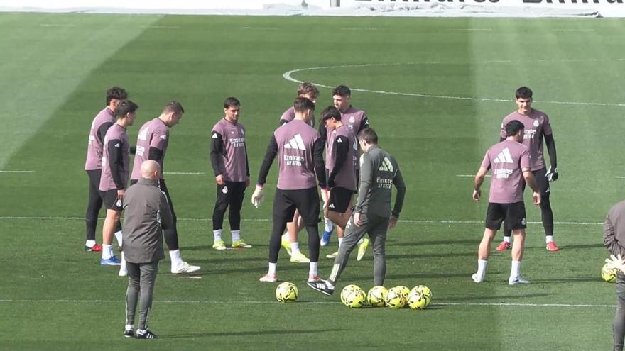 El entrenamiento del Real Madrid para el partido contra el Celta de Vigo