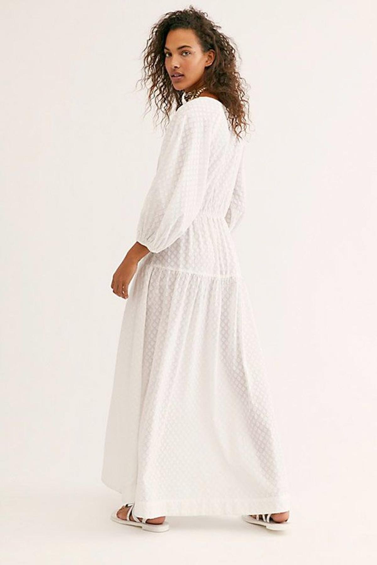 Vestido blanco para novias 'boho', de Free People