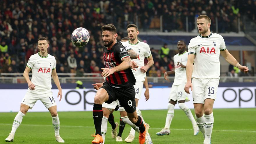 Resumen, goles y highlights del Milan 1 - 0 Tottenham de los octavos de final de la Champions League