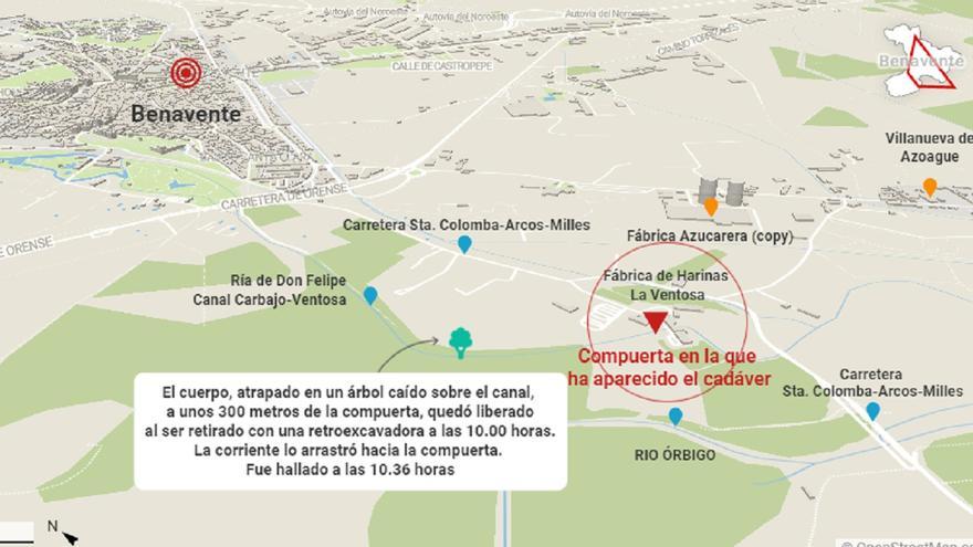 MAPA | Este es el lugar donde han encontrado el cadáver