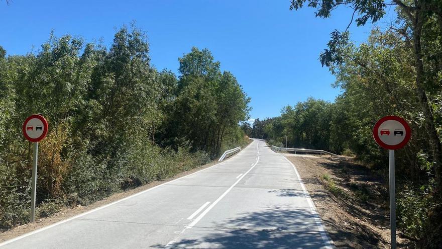 Fonfría termina la obra y reabre al tráfico el camino rural de Brandilanes a Moveros