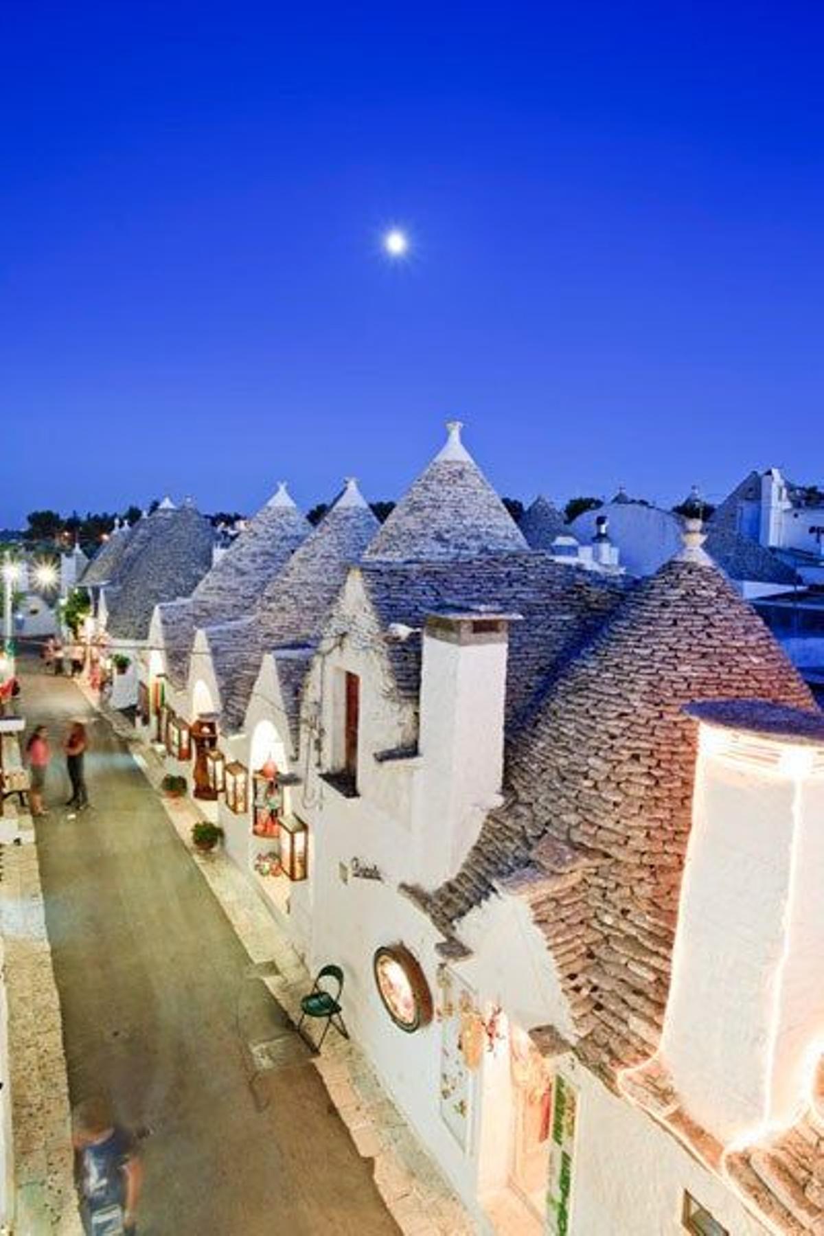 También se encuentran trullos en Alberobello.