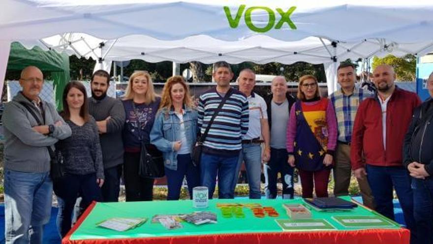 Miembros de Vox Alicante.