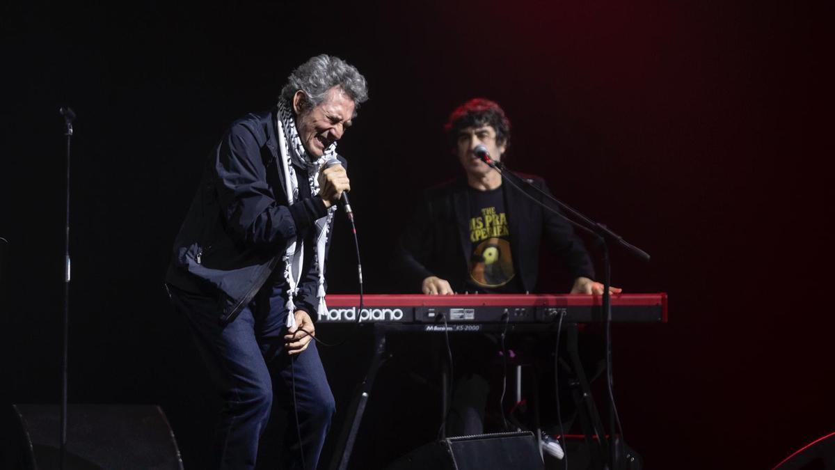 Miguel Ríos alza la voz por Palestina en un concierto en Riba-roja